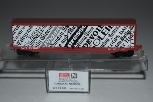 Spur N MTL 03800460 Canadian National 50' Single Door Boxcar 401527 C48891 | Zustand: Used