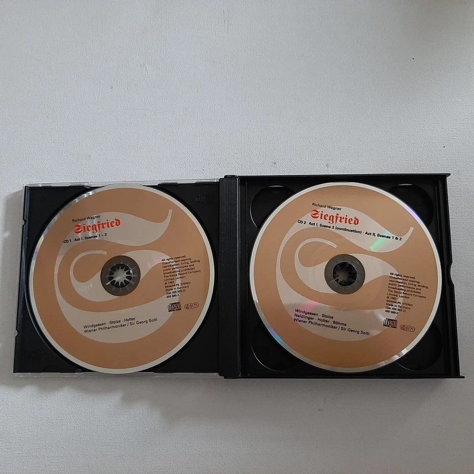 Richard Wagner Siegfried 4 CD Boxset Wiener Philharmoniker Sir Georg Solti - Bild 2 von 4