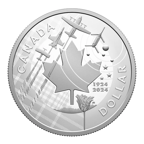 2024 $1 100th Anniversary of the Royal Canadian Air Force - Silver Proof Dollar