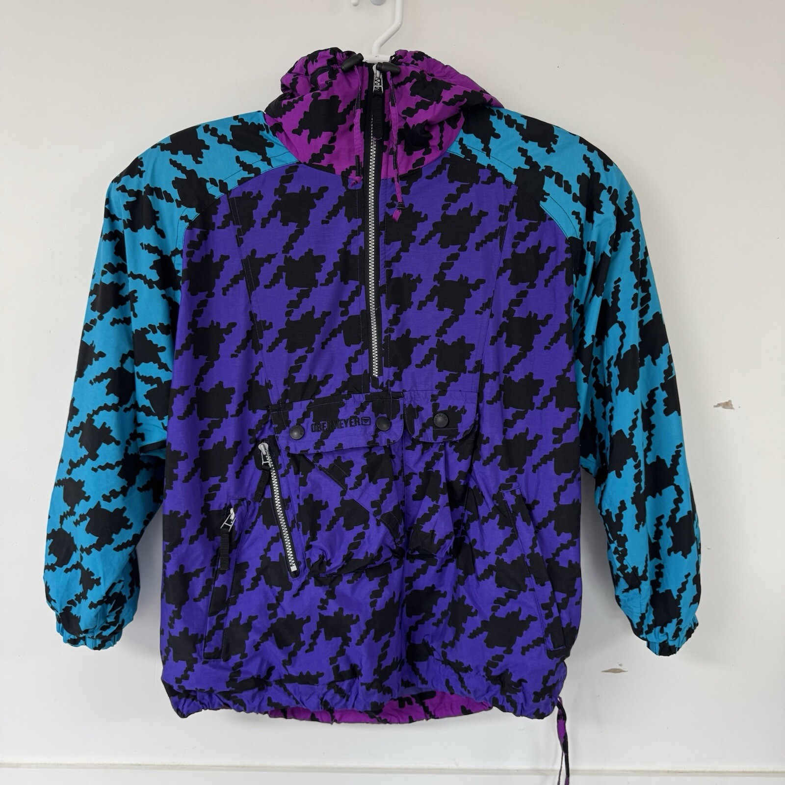 Obermeyer Ski Nylon Windbreak Jacket Pullover Neo… - image 2