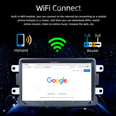 2 64G Inefala Wireless Carplay Autoradio Android für Renault Dacia