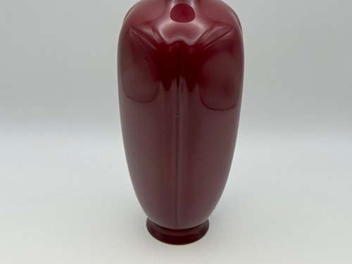 Noritake Studio Collection Dark Red Bone China Vase Made in Japan - Picture 3 of 5