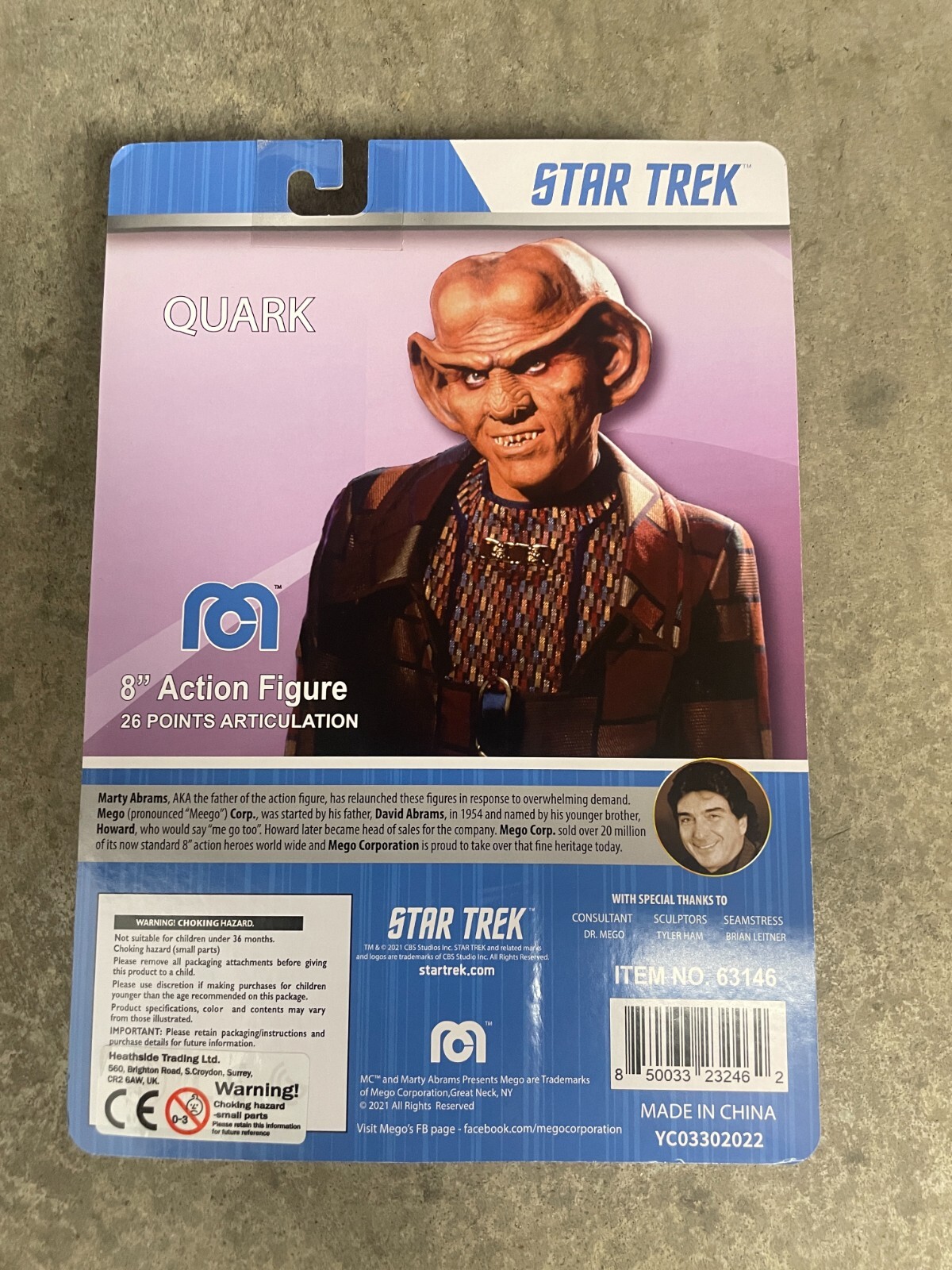 Mego Star Trek QUARK  8" Action Figures