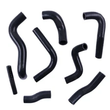 For Yamaha Tri Z 250 YTZ250 3 Wheeler Black Silicone Radiator Coolant Hose Kit