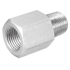 Pressure Gauge Adapter Fitting Pipe, 1/8" NPT Male x 1/8" NPT Female Pipe