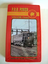 P.R.R. Power Volume 3 VHS Tape Untested Pennsylvania Railroad Video Productions