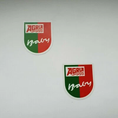 2x Aufkleber für Tank * SET * AGRIA Baby * Oldtimer * Landwirtschaft