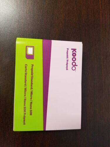 1 CARTE MULTI SIM 3G KOODO MOBILE - GRATUITE.ACTIVATION GRATUITE.NUMÉRO GRATUIT !!! - Photo 3 sur 4