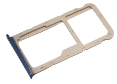 OEM HUAWEI HONOR 7X BND-L24 REPLACEMENT BLUE MICRO SD DUAL SIM CARD TRAY