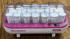 Conair Curls And Waves Multi-Sized Wave Maker 20 Hot Rollers With Pins Clips