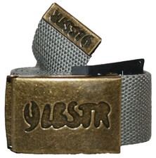 LOBSTER army grey belt man cinta uomo in tessuto grigio militare taglia unica