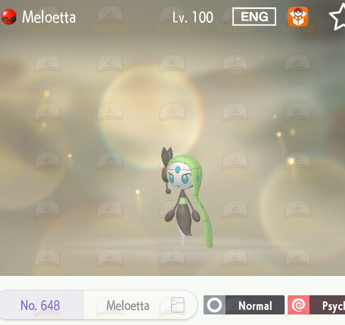 🌟Meloetta Rare Event 6iv Best Stats Low & High Level Pokemon Home🌟