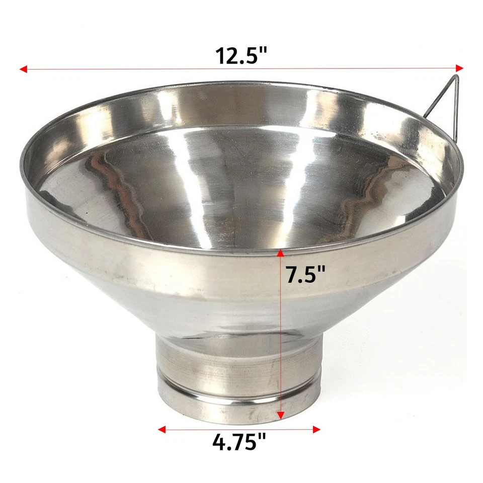Milk Strainer with Screen and Lock, Steel, Fits Large Milk Cans, 5 Qt Capacity - Image 4 of 4