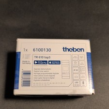 Theben Digitale Zeitschaltuhr TR 610 top3, 1-Kanal, App-Progr., Wochenprogramm