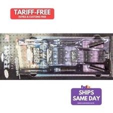 R And M Specialties 1102-90-K, Kit Spark Plug Wire Loom Bbc Black Vertical Style