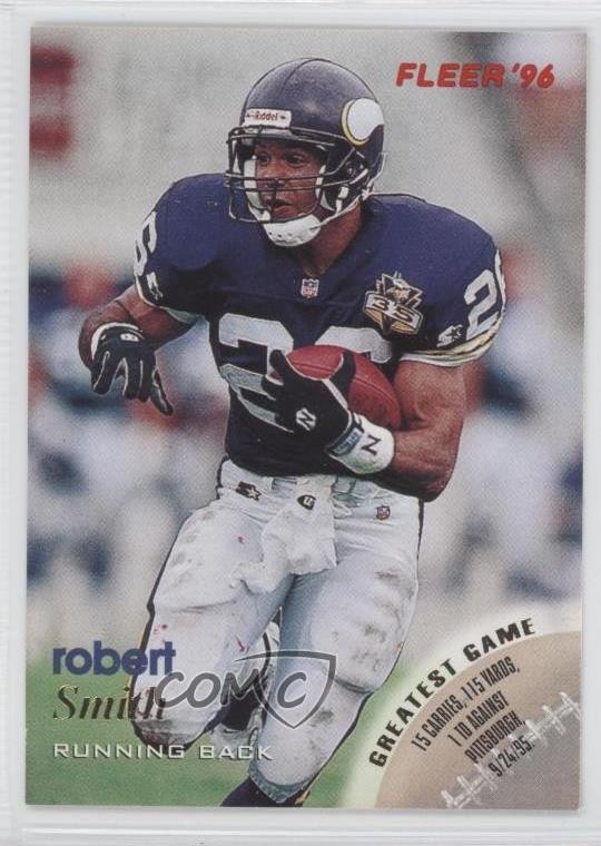 1996 Fleer Robert Smith #80 0b5