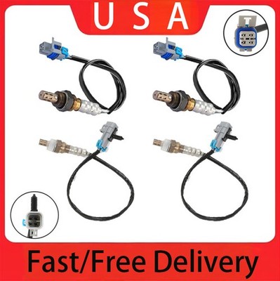 Set of 4 Oxygen O2 Sensor For Cadillac Escalade Chevrolet Avalanche 234-4668 US