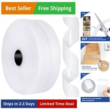 1 Inch x 26 Feet Hook and Loop Tape Sticky Back Fastener Roll, Nylon Self Adh...