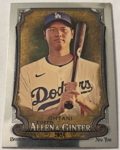 Shohei Ohtani 2024 Topps Allen & Ginter Chrome parallel card #97 Dodgers MVP