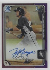 2015 Bowman Chrome Prospects Purple Refractor 19/250 Trey Michalczewski Auto 0w8