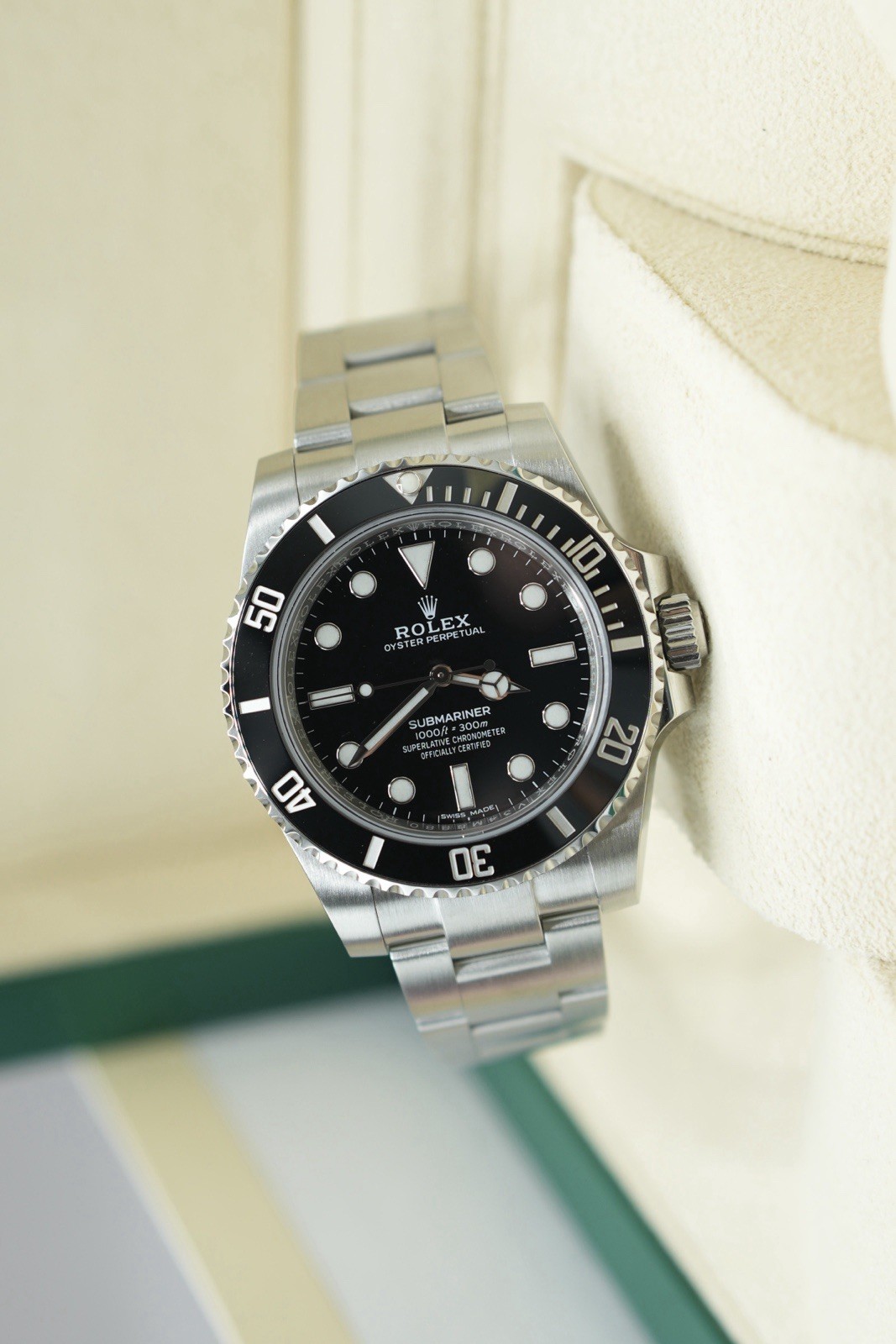 Rolex Stainless Steel 2018 Submariner No Date 114060 40mm Box And Papers
