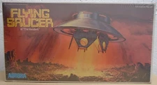Aurora 1975 THE INVADERS TV UFO FLYING SAUCER Model Kit #256 1/72 Scale SEALED