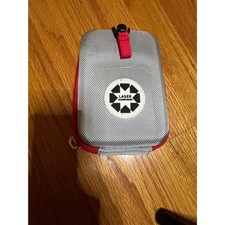 Laser Rangefinder Case Red Zipper Gray Pouch Holder New No Box