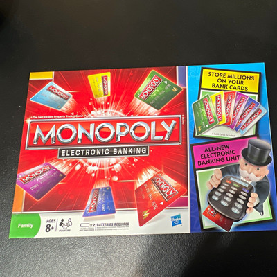 Hasbro Monopoly Electronic Banking Board Game, Ages 8+, 2+ Players