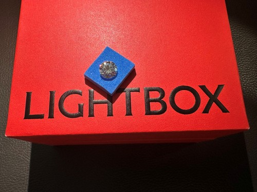 Lightbox 1 Carat I-J Color Round Brilliant Lab Grown Loose Diamond - Picture 5 of 6