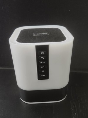 Hetyre Bluetooth Speaker Clock Digital Alarm Mini HiFi Color Night Lights DY28S