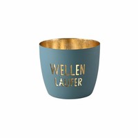Gift Company Windlicht Madras WellenläUfer M Teelichthalter Kerzenhalter H 8....