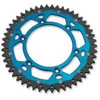 Yamaha YZ 125 250 / YZF WRF 250 400 426 450 - ALU Kranz 49 ZÄHne Blau/ Schwarz /