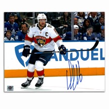 Aleksander Barkov Autographed Florida Panthers Away 8x10 Photo