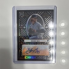 2022 Panini Chronicles Obsidian Shane Baz Rookie Auto /25