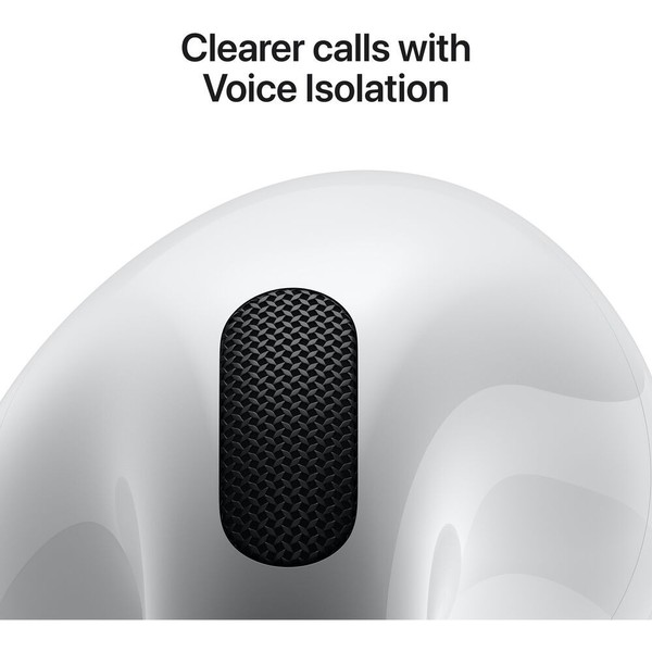 Apple - AirPods 4 con Cancelación Activa de Ruido (MXP93LL/A) 5
