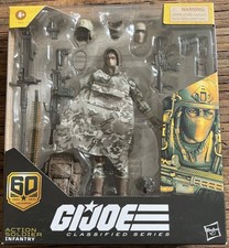 G.I. Joe CLASSIFIED SERIES ACTION SOLDIER INFANTRY 60TH ANNIVERSARY F9678 NEW