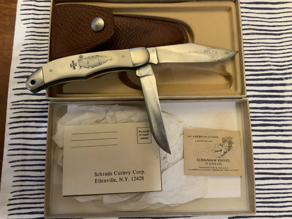 Cuchillo Schrade Scrimshaw  Foto 2 de 4