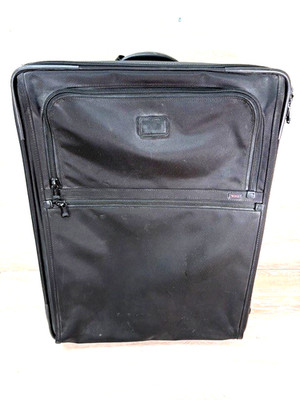 TUMI 22026DH Alpha Ballistic Nylon 2 wheel  Roller  Divided w/ Garment Bag BLACK