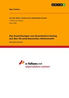Die Auswirkungen Von Quantitative Easing Auf Den Us-Amerikanischen Aktienmarkt M