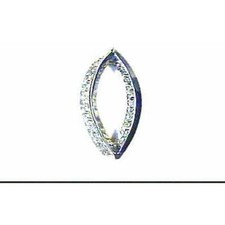 Le Vian 18K White Gold Diamond 18" Pendant Necklace Elegant Jewelry for Women