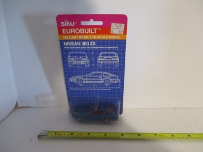 Siku Eurobulit #1061 Nissan 300 ZX Blue 1:55 West Germany MOC