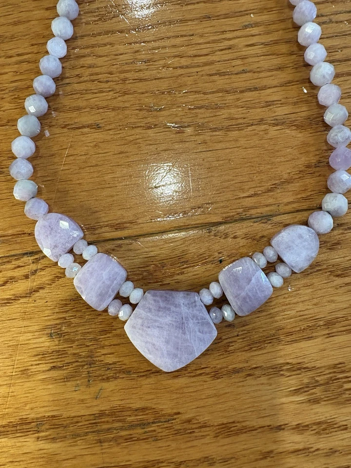 Jay King DTR Mine Finds Lavender Kunzite Necklace – 925 Sterling Silver - Image 3 of 4