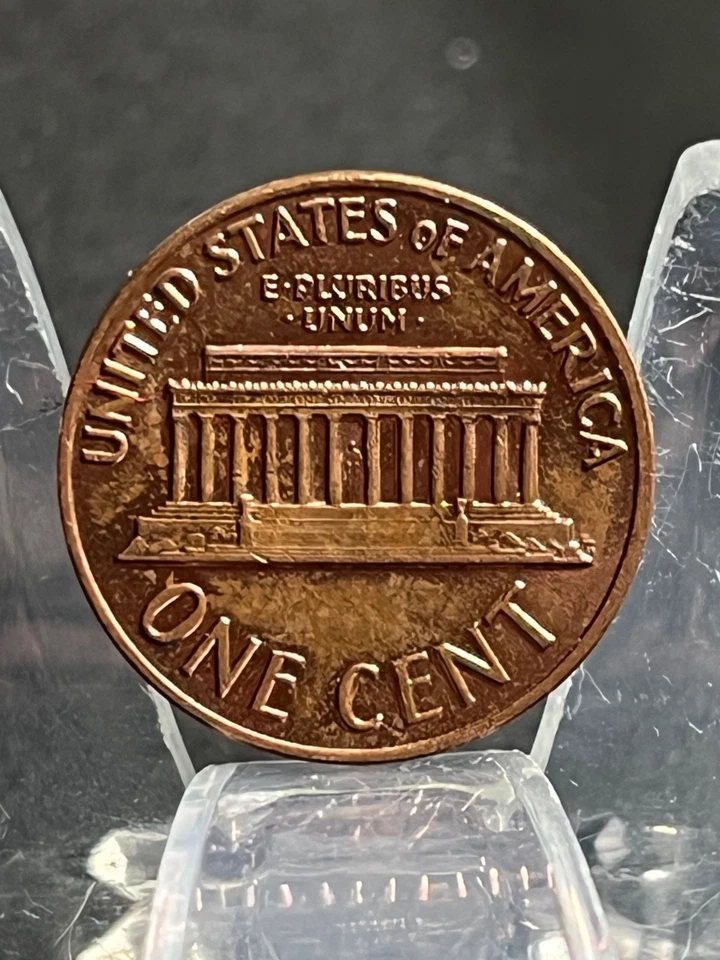 1970 US ERROR Penny UNSEEN STRIKE THROUGH - Image 2 of 4