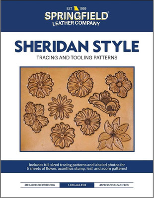 Springfield Leather  Sheridan Style Tooling & Tracing Pattern Pack with 5 Design