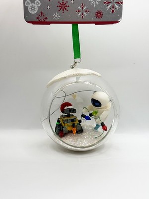 Disney Wall-e & Eve Glass Sketchbook Ornament Hanging Decoration
