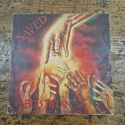 LP Bob Dylan - Saved CBS 86113 Made In Holland Musik Hard Rock Vinyl