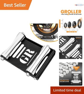 Durable Wheel Cleaning Roller Stand for Bikes Up to 600 lbs - Effortless Upkeep