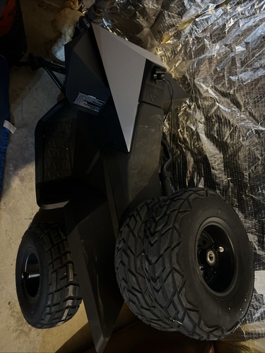 Recalled Tesla Cyberquad for Kids - For Parts Only