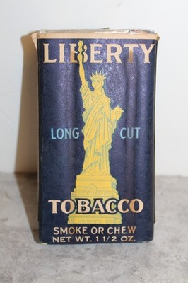Antique LIBERTY TOBACCO Smoke & Chew Tobacco Pouch Richmond V.A.  Empty Bag