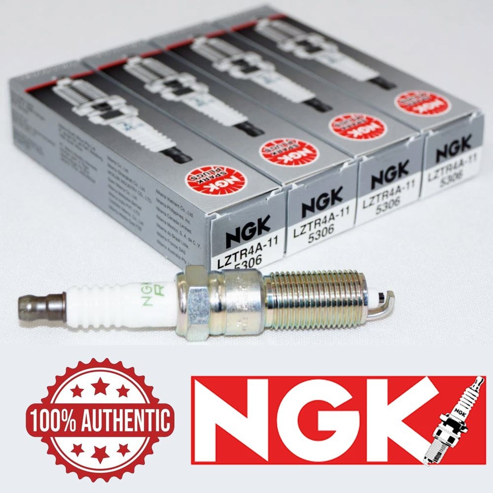 NGK 5306 LZTR4A-11 V-Power Spark Plug - Set of 4